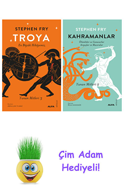 Alfa Yayınları Stephen Fry 2 Kitap Seti + Çim Adam Hediye