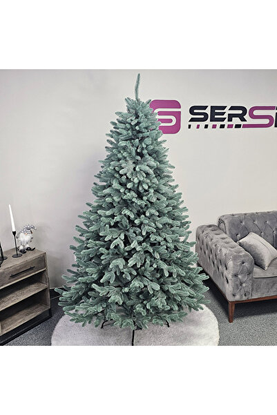 SERSIMO Brad de Crăciun artificial Deluxe de la Sersimo, Laponia Select argintiu, complet 3D, 210 cm