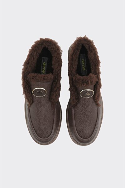 derinet Bilekte Hakiki Deri Kadın Bot