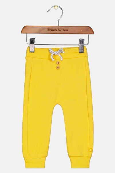 Feetje Toddlers Boy Plain Pull On Pants, Yellow