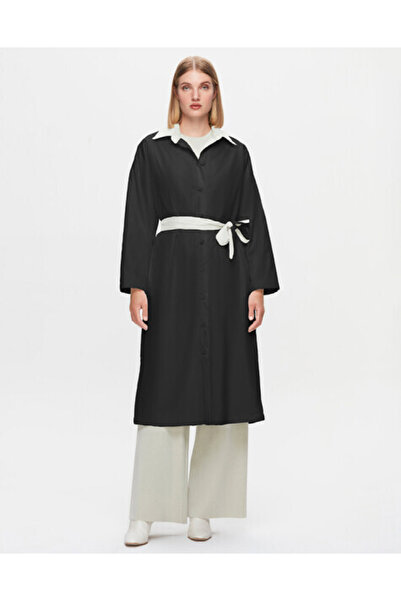 MISS DALIDA T25K-8019 Triko Astarlı Rüzgarlık BLACK