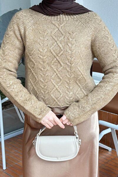 lamelif Πλεκτό πουλόβερ Camel