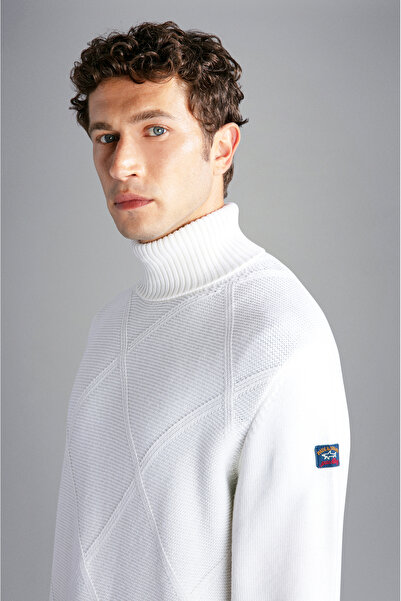 PAUL&SHARK MEN'S WOOLLEN TURTLENECK