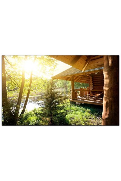 Generic لوحه جداريه كانفس - منزل وسط الطبيعة - 9107