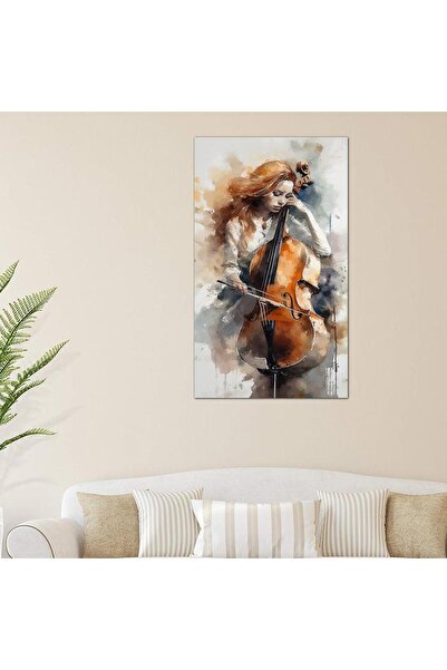 Generic لوحه جداريه إمرأه تعزف الكمان - ٢٤١٥٢