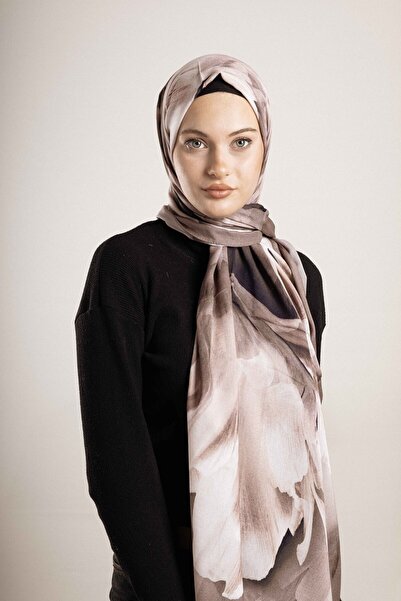 Akel Patterned Cotton Silk Shawl Pattern-3