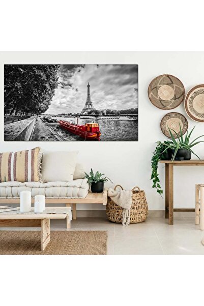 Generic لوحه جداريه كانفس - تصوير من الرصيف لبرج ايفل - 21002
