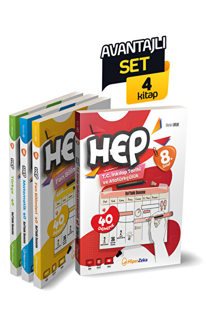HiperZeka Avantajlı Set 2026 8. Sınıf Hep Denemeleri