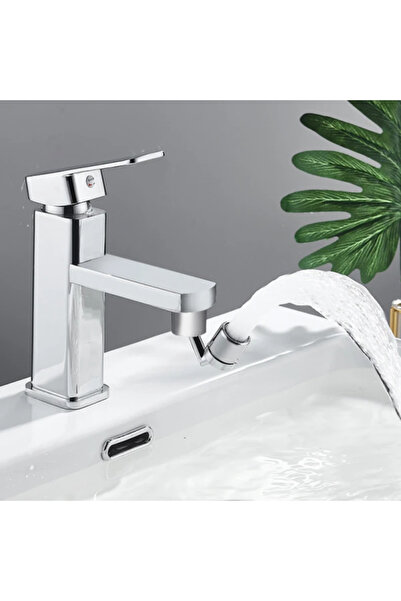 Rovitech Universal copper faucet, 720° rotating, 2 jet types, 2 installation modes, 24x27x24 cm