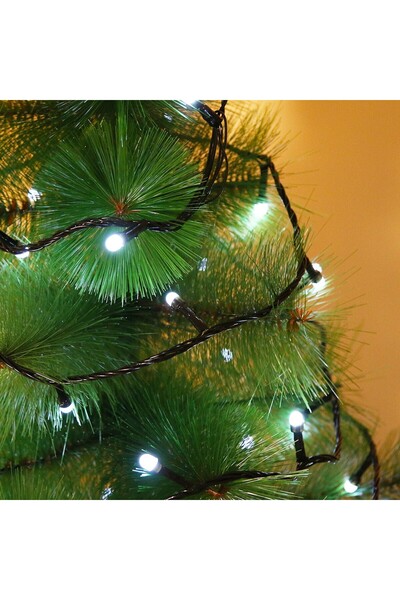 Bibilel Χριστουγεννιάτικο κορδόνι φωτάκι Flippy®, μαύρο σύρμα, 9 μ., 100 μεγά...