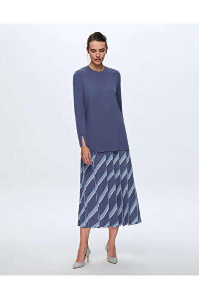 MISS DALIDA T24K-6020 Düz Renk Basic Tunik OGGİ-BULLET