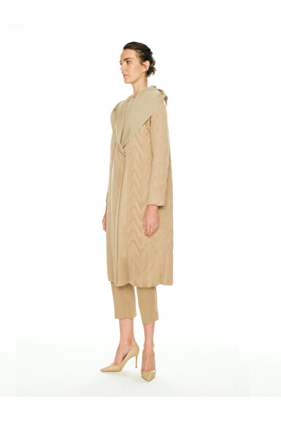 MISS DALIDA T24K-8023 Kapişonlu Kapitone Kap COMO-CAREMEL