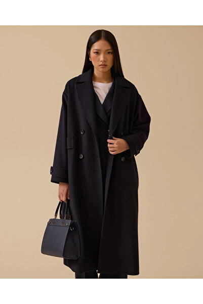 SCL Double-Breasted Oversize Cashmere Coat
