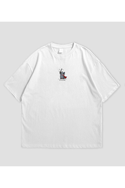 SVART WEAR Tricou oversize cu imprimeu Huzzah