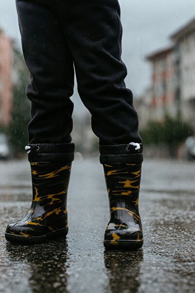 minibonito Унісекс дитячі дощові чоботи з камуфляжним візерунком