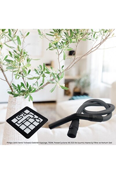 Supervac Canister Filter Compatible for Philips 2000 Series Bagless Vacuum Cleaner, Powercyclone Xb 2123