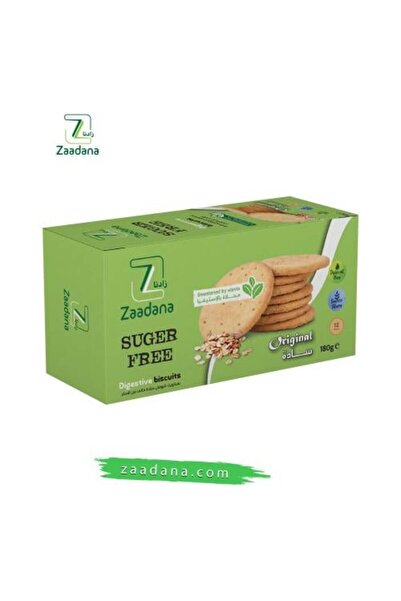 Zaadana بسكويت شوفان ساده خالي من السكر 180 جم