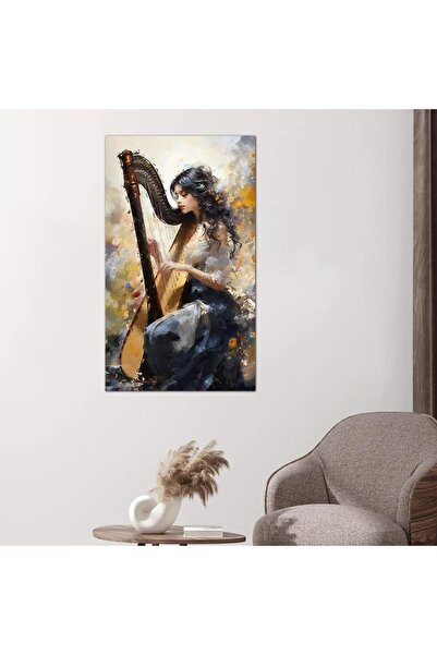 Generic لوحه جداريه عازفة الهارب - ٢٤٥٤٩