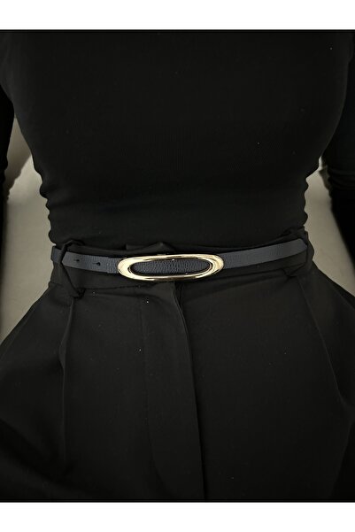 LİA KEMER Blaze Imported Gold Buckle Model Women's Belt Waist Belt Coat Belt Dress Belt Trouser Belt
