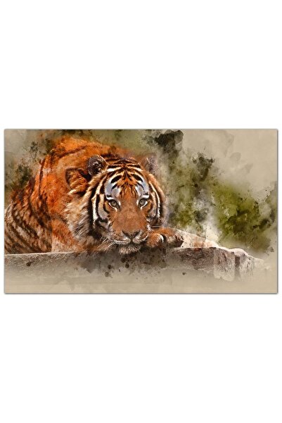 Generic لوحه جداريه كانفس - رسمة نمر مطبوعه - 713