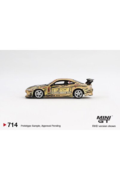 mini gt Nissan Silvia (S15) Top Secret D1GP 714 BL