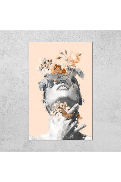 Generic لوحه جداريه كانفس مودرن - رسمة إمرأه - 300932