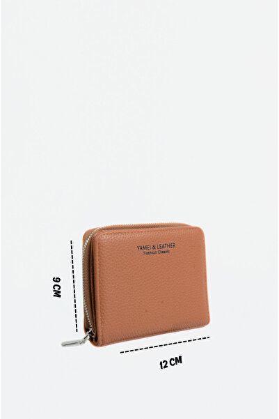 Mazel Design محفظة نسائية مستوردة بسحاب وملمس مميز - أنيقة، مدمجة، مع حامل لل...