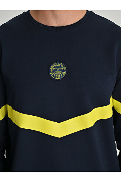 Fenerium ERKEK TRIBUN ZİGZAG DETAYLI SWEAT