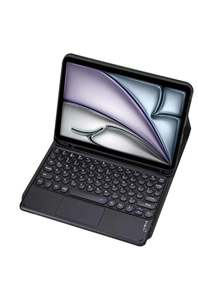 Other Husă cu tastatură Bluetooth pentru iPad Air 13 Gen6 cu touchpad (negru)