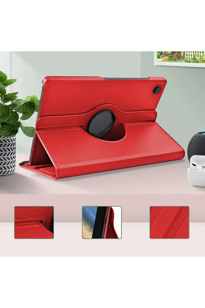 Other 360 Rotating Case for Samsung Galaxy Tab A9 Plus 11 (Red)