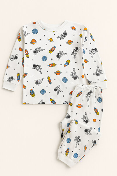Katia&Bony Çocuk Uzay Baskılı Pijama Takımı