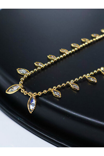 DlaraJewelry قلادة نسائية متدلية بحجر متدلي