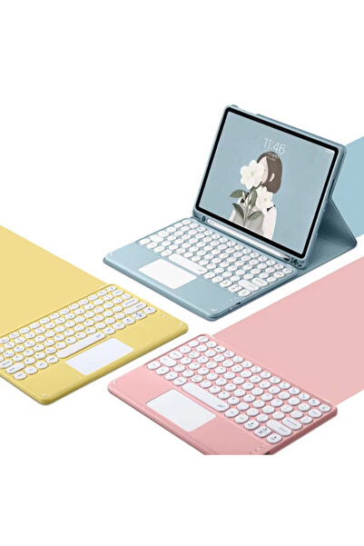 Other Husă cu tastatură Bluetooth pentru iPad Pro 11 Gen5 cu touchpad (albastru)