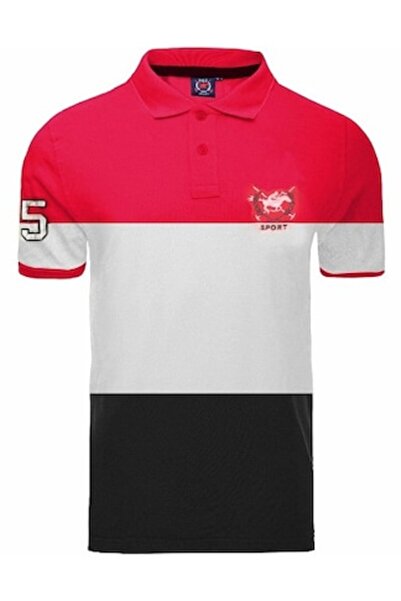 unbranded - T-shirt with collar, for men, size S, multicolor, classic fit