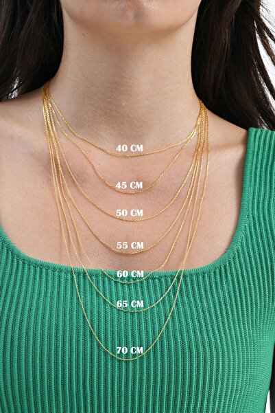 Söğütlü Silver 925 Ayar gümüş gümüş zincir 40-45-50-55-60-65-70 cm