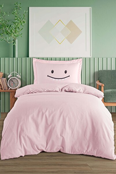 Eponj Home Junior Nevresim Seti Tek Kişilik Lububu Pembe