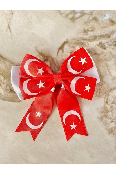 RUBYTAKI 23 Nisan Bayram Tokası Türk Bayraklı - Kırmızı