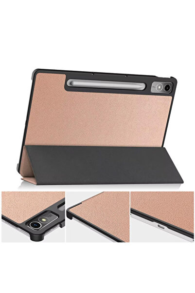 Other Smart Case for Lenovo Tab P12 TB370 (Rose Gold)