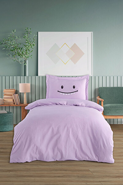 Eponj Home Junior Nevresim Seti Tek Kişilik Lububu Lila