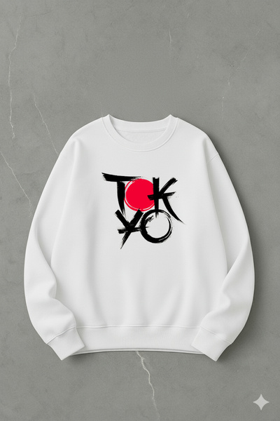 LORVEX Swea tricou din bumbac, unisex, supradimensionat, cu guler rotund – Im...