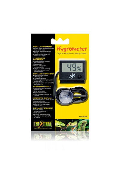 Hagen Wizard Exo Terra Led Rept-O-Meter Hygrometer-V