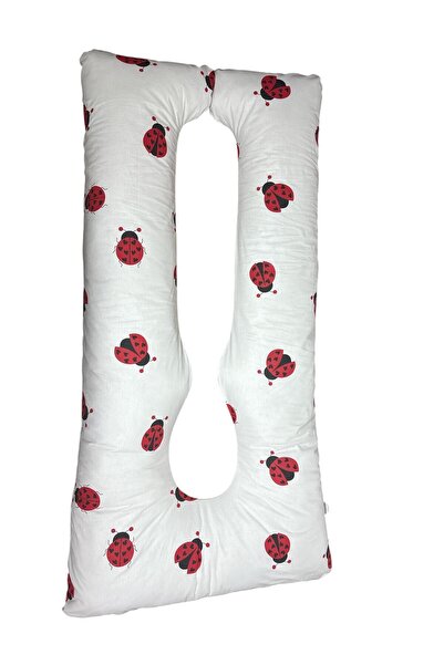 OEM Perna gravide, Ema, multifunctionala, 3 in 1, forma literei U, husa detasabila, bumbac, 135x75 cm