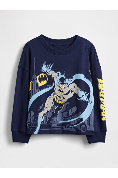 GAP Erkek Bebek Lacivert Batman Grafik T-Shirt