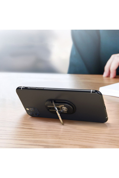 Other Suport multifuncțional pentru inel de deget și orificiu de aerisire pentru telefon (argintiu)