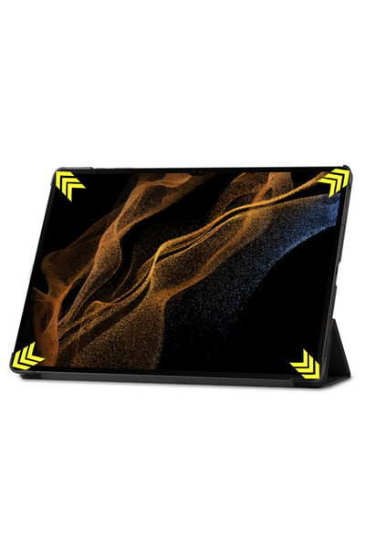 Other Carcasă inteligentă din TPU pentru Samsung Galaxy Tab S10 Ultra (Negru)