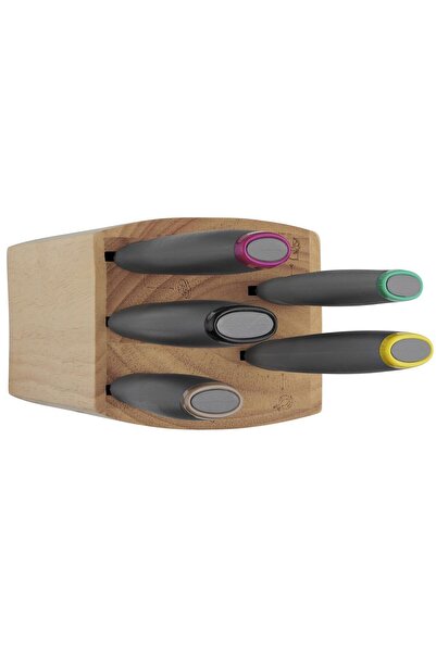 TEFAL Fresh Kitchen Ahşap Blok & 5 Parça Bıçak Seti