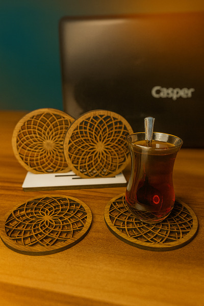 Quun حامل فناجين الشاي والقهوة بتصميم عصري أنيق