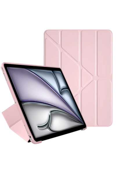 Other Husă triplă pentru iPad Pro 11 Gen. 5 2024 (roz)