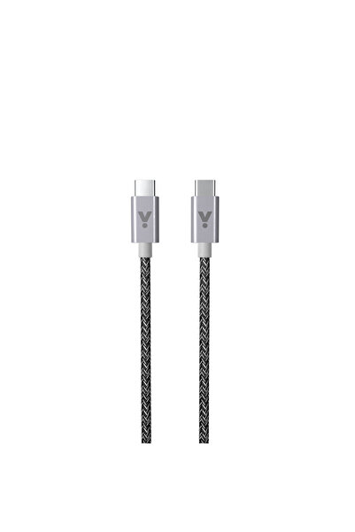 Epico ISTYLE Magnetic Fabric USB-C to USB-C Data Cable 1.8m, Space Grey