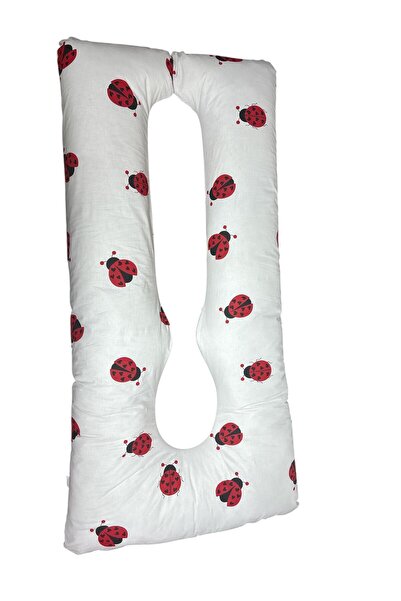 OEM Pregnancy pillow, Ema, multifunctional, 3 in 1, U-shaped, removable cover, cotton, 135x75 cm